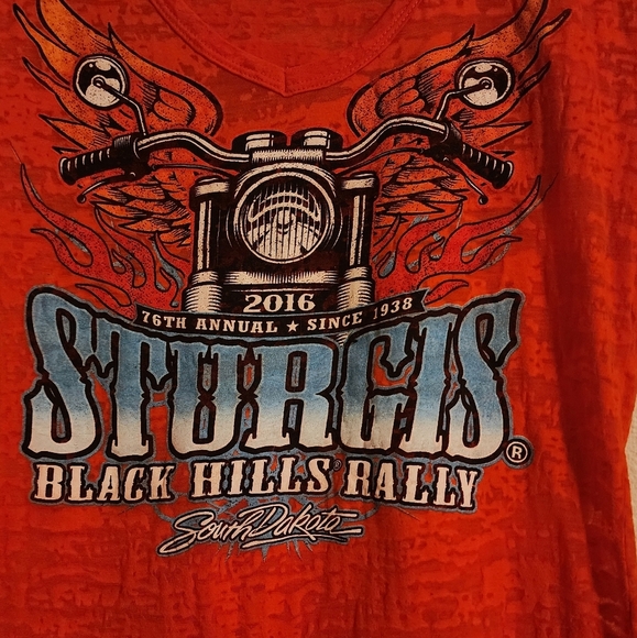 Sturgis Classy Brand 2016 Motorcycle Rally T-shirt Junior size XL - Picture 3 of 5